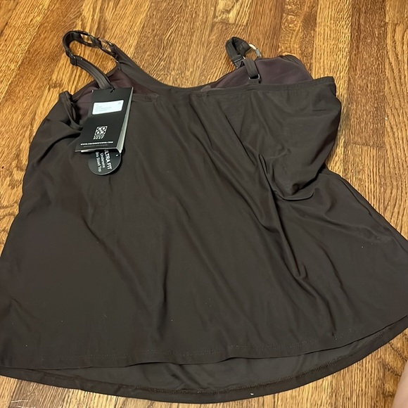 COCO REEF Ultra Fit Embellished-Strap Tankini Top Size 38E / 14 - Picture 3 of 10